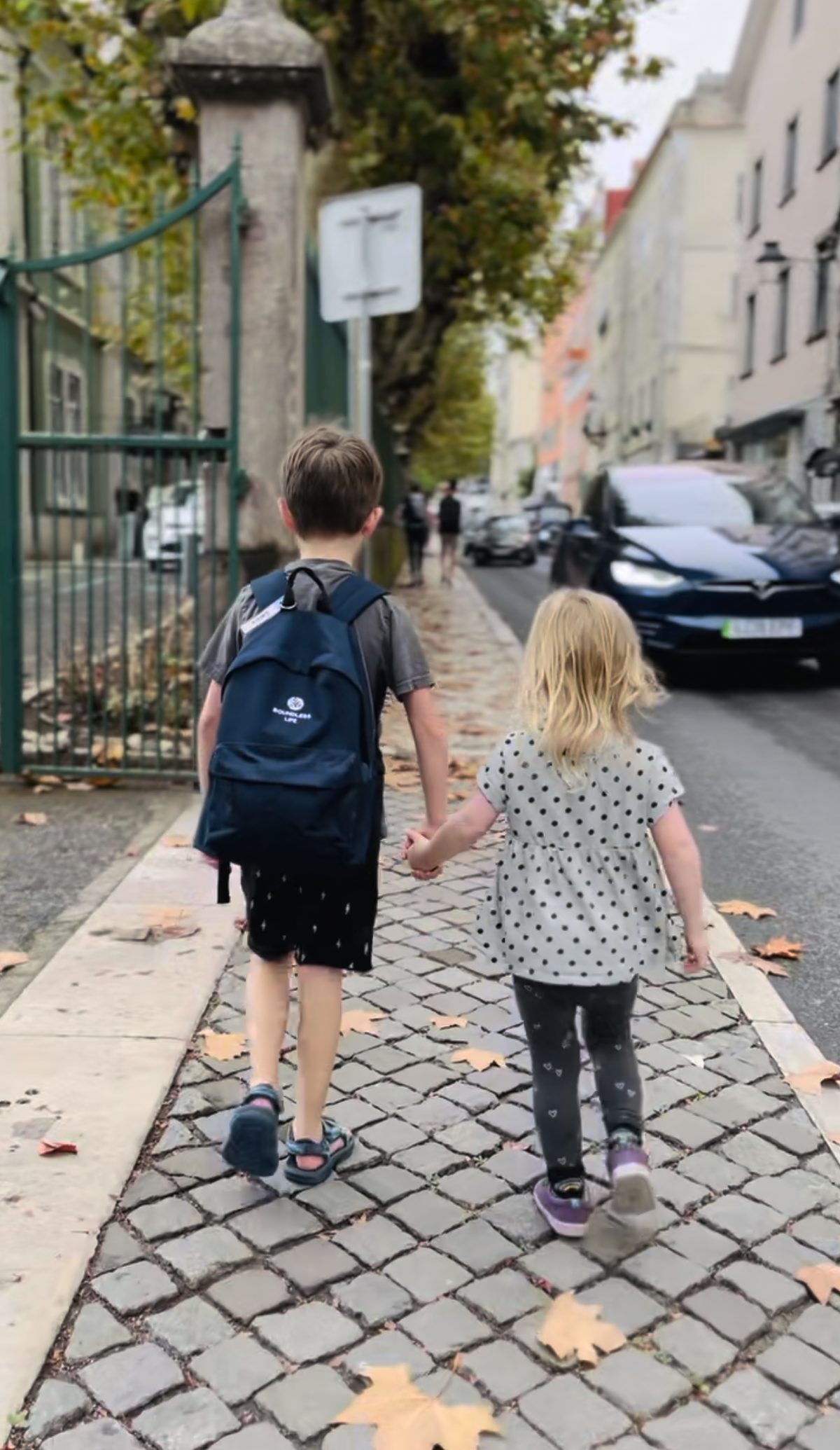 Millie at her first school experience with Boundless Life