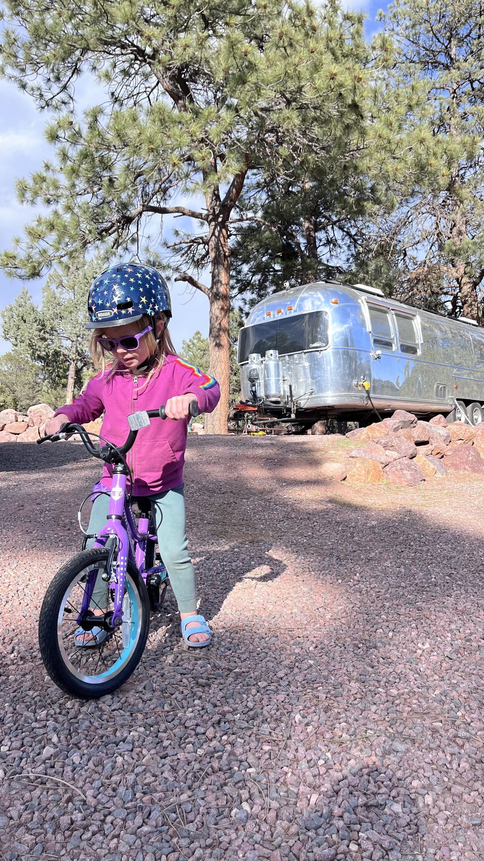 Learning to ride a bike